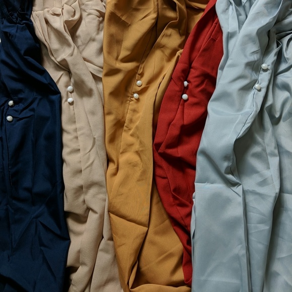 Several Colors High Waisted Pleated Maxi Skirt - Picture 8 of 8